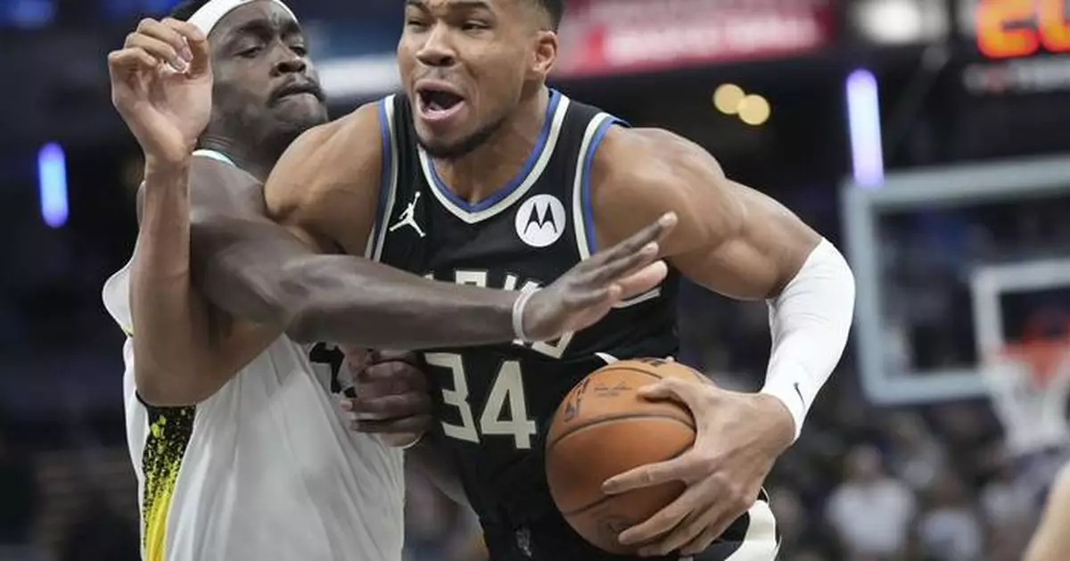 Antetokounmpo and Bucks shake off sluggish 1st half, rally to beat the Pacers 120-112