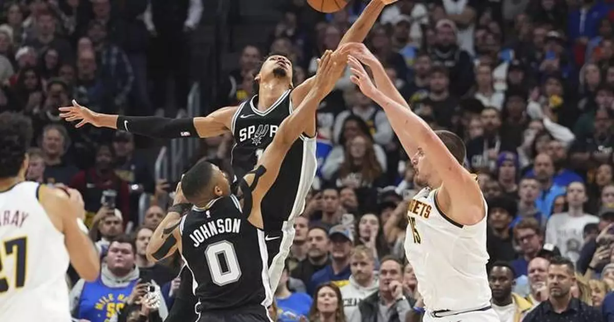 Wembanyama denies Jokic in closing seconds as Spurs beat Nuggets 113-110