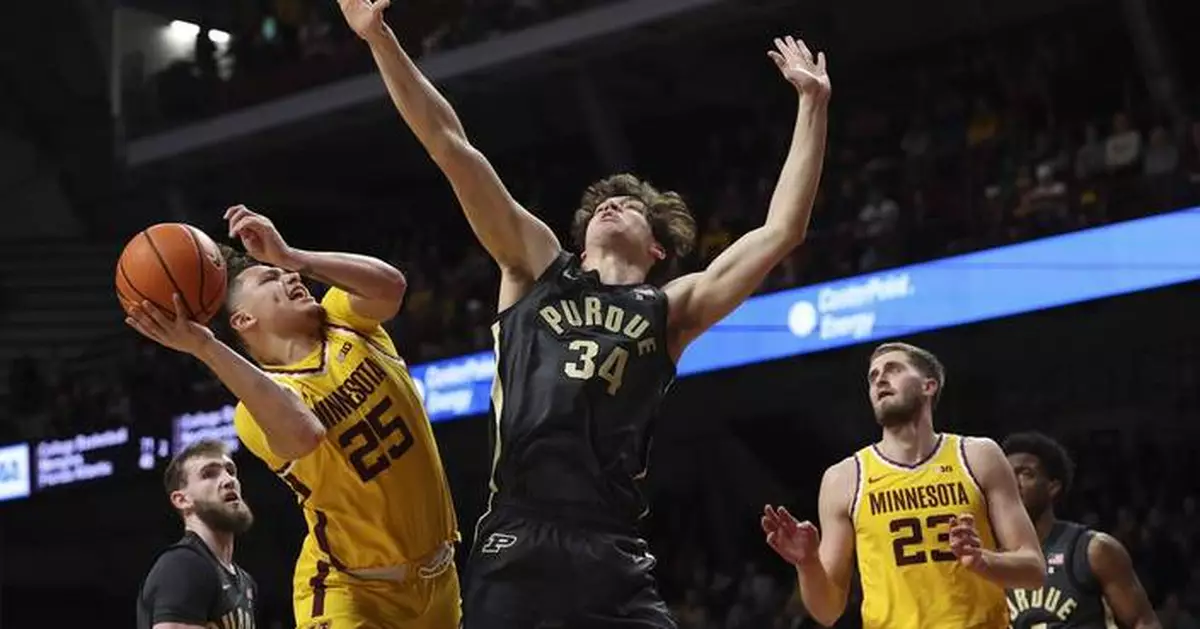 No. 20 Purdue cruises past Minnesota 81-61 with sharp 2nd half shooting by Loyer and Smith