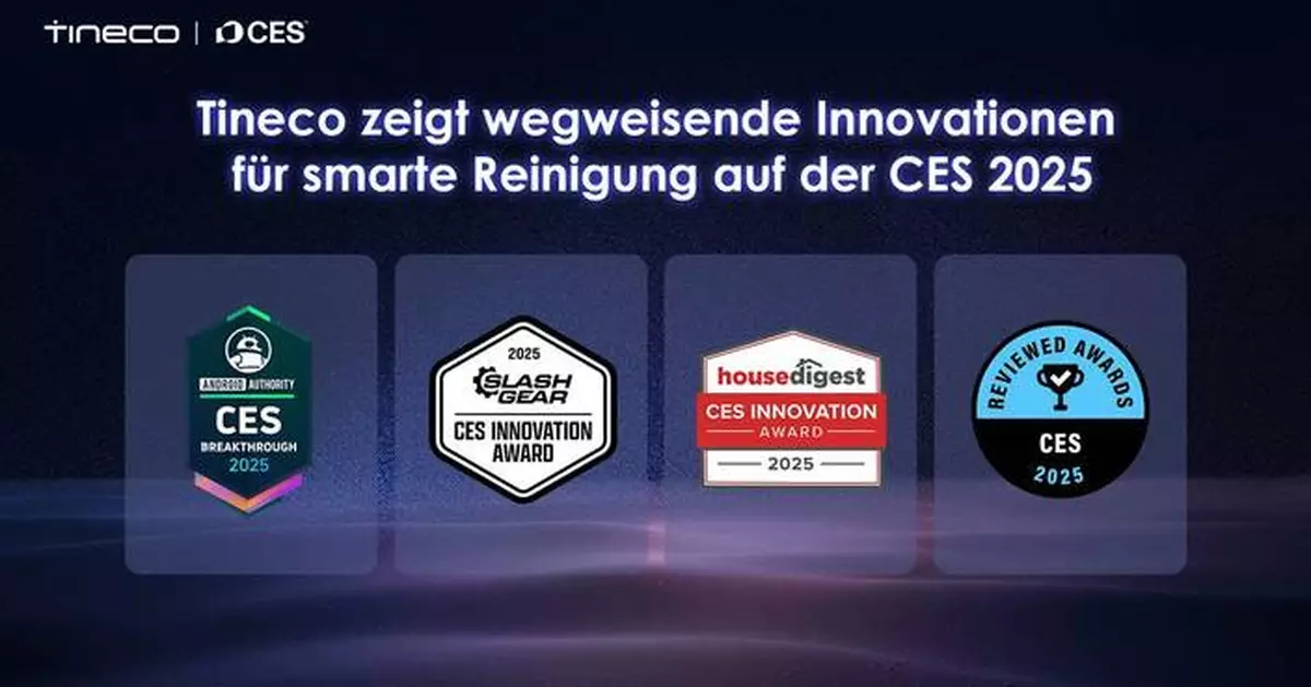 Complete Success at CES 2025: Tineco Receives Four Awards for Innovations in Smart Floor Care