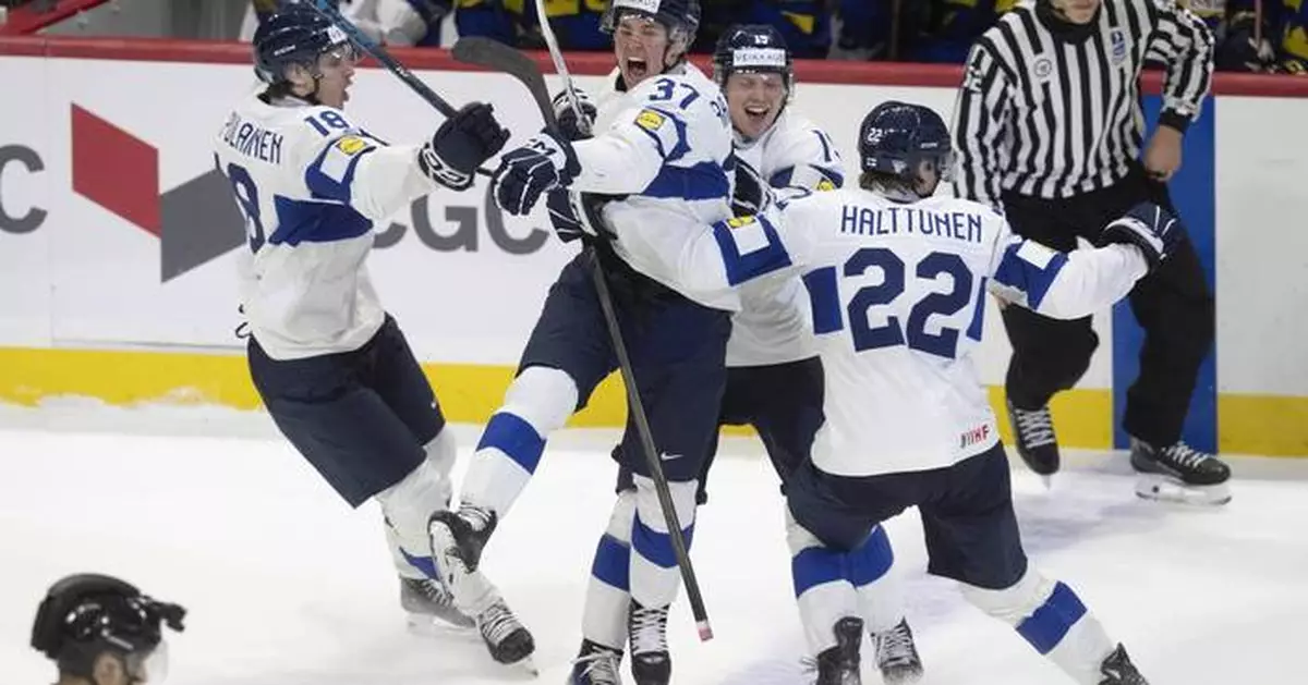 US beats Czechia 4-1 to set up world junior hockey final against Finland