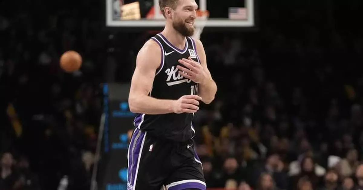 Sabonis grabs 22 rebounds in another triple-double as Kings beat Nets 110-96