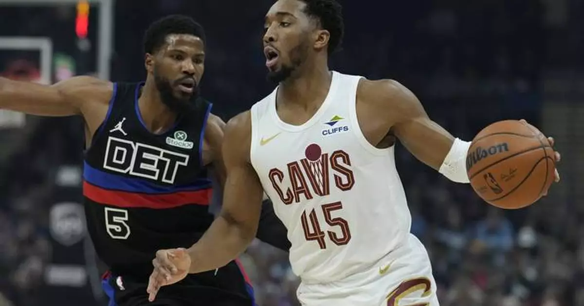 Darius Garland scores 22, Donovan Mitchell 21 as Cavs end mini slide with 110-91 win over Pistons