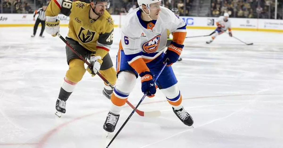 Lee scores goal in 800th game and Sorokin has shutout as Islanders beat Golden Knights 4-0