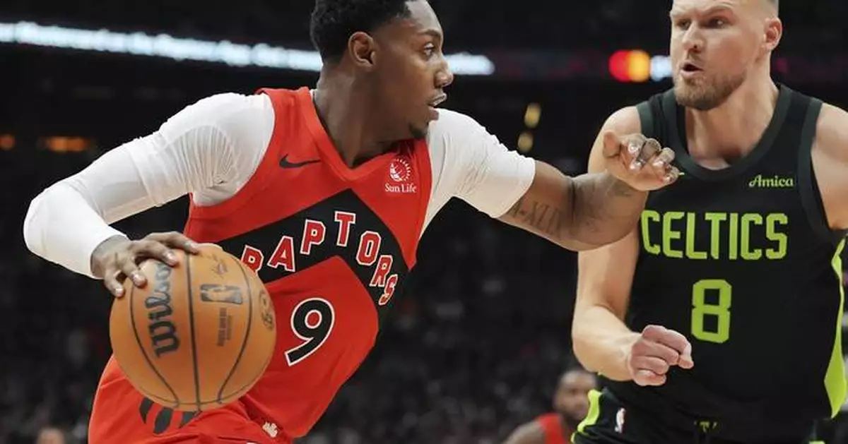 Barrett stars as Raptors beat Celtics 110-97 to snap 10-game losing streak against Boston