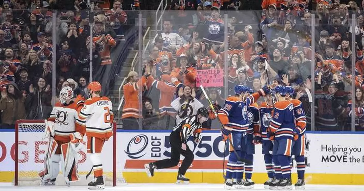 Draisaitl scores late as Oilers beat Ducks 3-2 for 2nd straight win