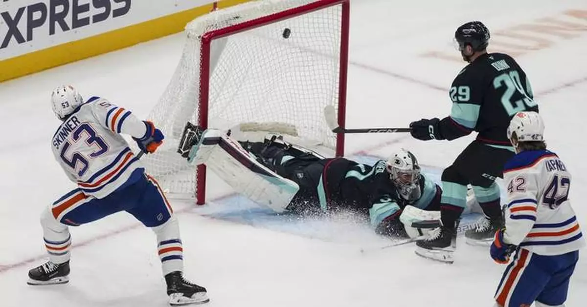 Oilers use fast start to beat the Kraken 4-2 for their 3rd straight victory