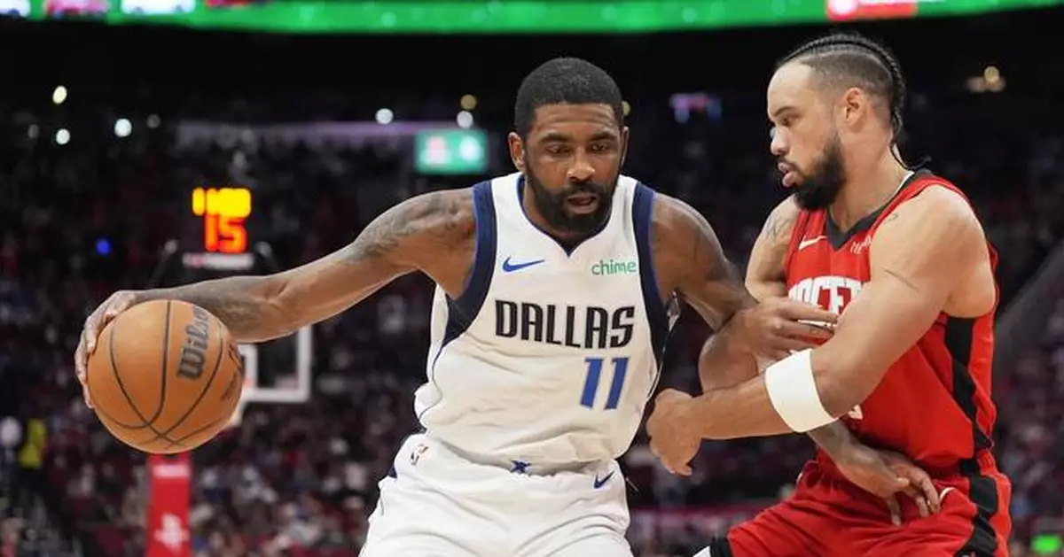 Mavericks guard Kyrie Irving out due to bulging disk in his back, no timeline for return