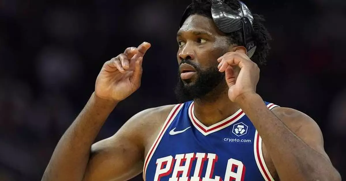 Sixers center Joel Embiid sidelined for game against the Suns due to left foot sprain