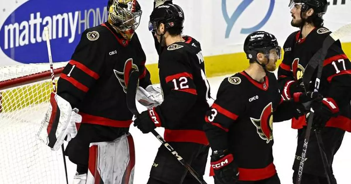 Merilainen makes 24 saves, Senators end Stars’ winning streak at 7 with 3-2 victory