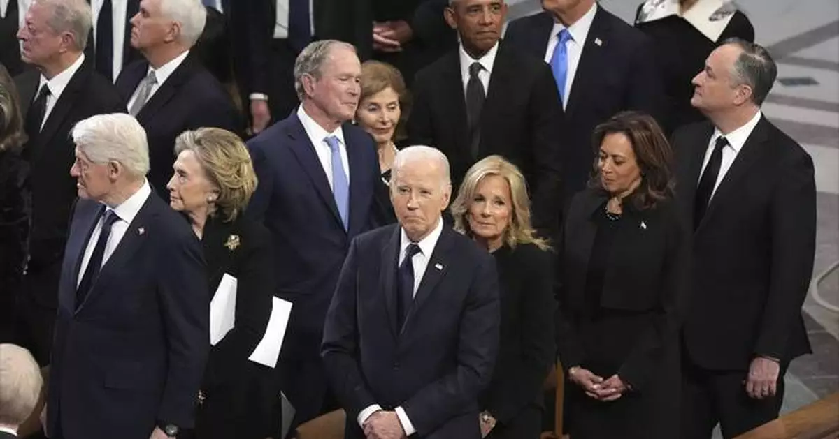 From Carter's funeral, an American snapshot: A singular image, 5 presidents, 379 years of history