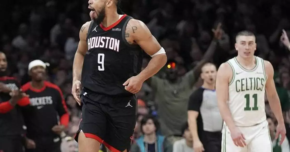 Surging Rockets beat the Celtics after knocking off the Cavaliers twice