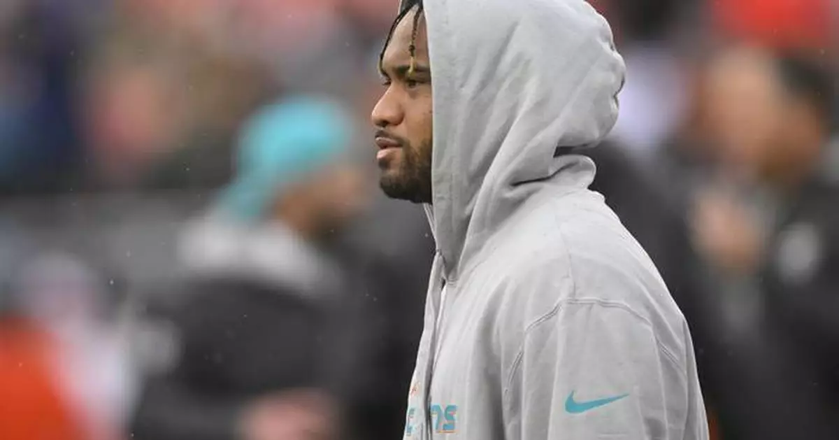 Dolphins' Tagovailoa 'unlikely' to play Sunday against Jets, Huntley in line for 2nd straight start