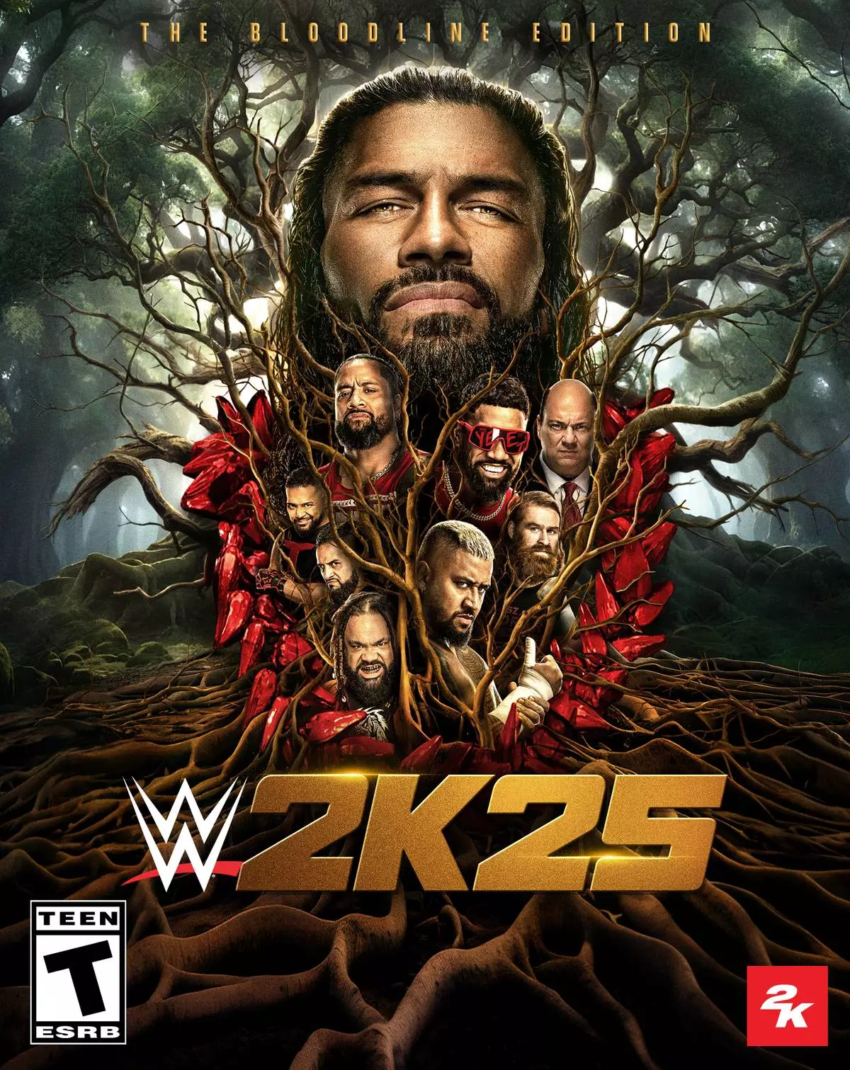Today, 2K announced WWE® 2K25, the newest installment of the flagship WWE video game franchise developed by Visual Concepts, will be coming in March for PlayStation®5 (PS5®), PlayStation®4 (PS4®), Xbox Series X|S, Xbox One, and PC via Steam. Among the most decorated WWE Superstars of all-time, “The Original Tribal Chief,” Roman Reigns strikes a heroic pose on the Standard Edition cover as his “Wiseman,” Paul Heyman looks on. Celebrating the 35th anniversary of one of the most feared and iconic Superstars in WWE history, The Undertaker, cuts an imposing profile on the Deadman Edition cover, while The Bloodline Edition cover features members of both Roman Reigns’ and Solo Sikoa’s Bloodline factions, including Jey Uso, Jimmy Uso, Paul Heyman, Sami Zayn, Jacob Fatu, Tama Tonga, and Tonga Loa, interwoven into the roots and branches of the iconic Bloodline family tree. (Photo: Business Wire)
