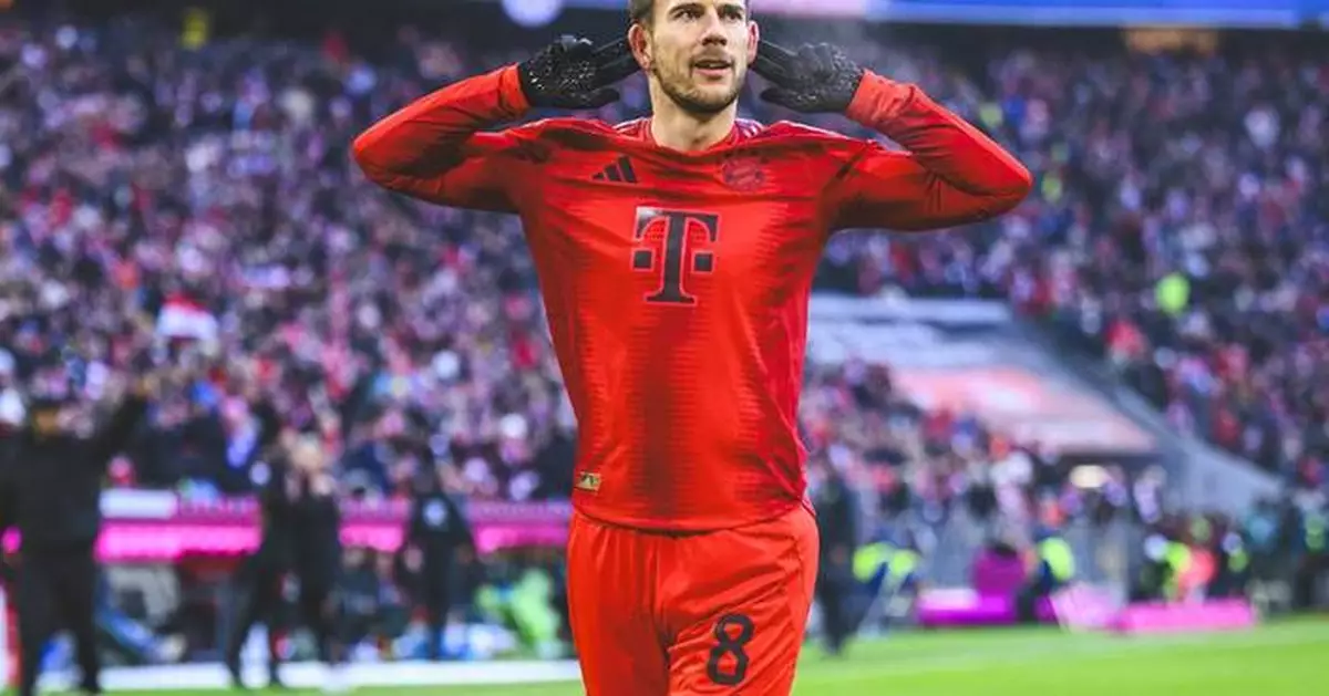 Goretzka stars as Bayern beats Wolfsburg and Wirtz helps Leverkusen keep pace
