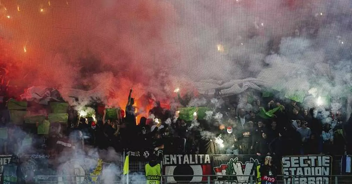French police arrest Feyenoord fans at the border ahead of Champions League match in Lille