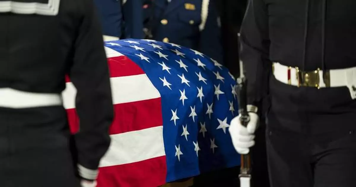 Jimmy Carter eulogized by Kamala Harris and others as 39th president returns to Washington