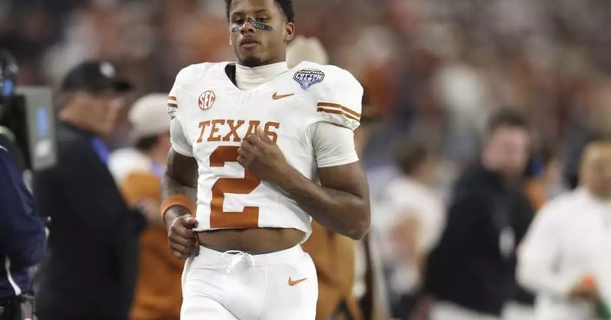Texas receiving leader Matthew Golden missed big part of Cotton Bowl semi with apparent foot issue