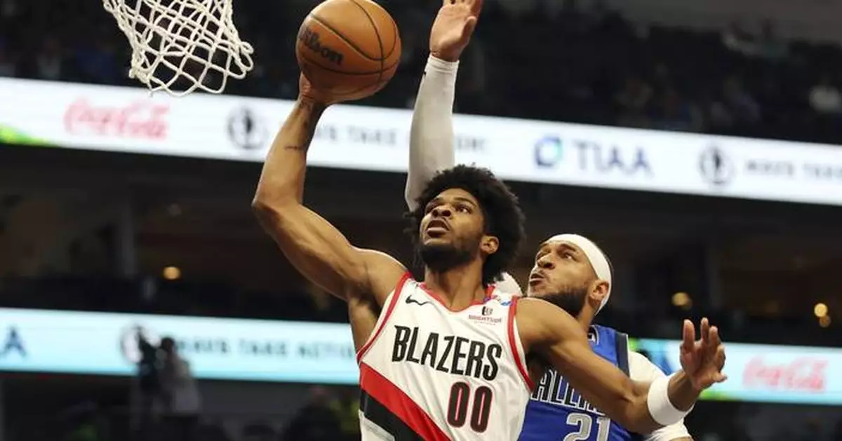 Hardy scores 25 and Mavericks use late 16-0 run to rally past Trail Blazers 117-111