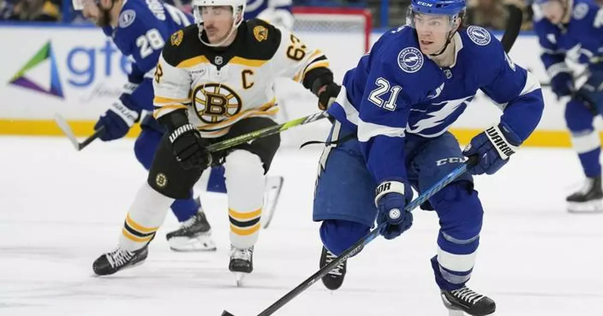 Brayden Point reaches 600 career points in Lightning's 4-1 victory over the Bruins