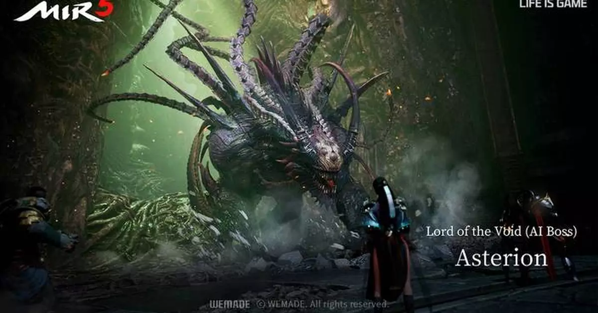 Wemade Next to Develop an AI Boss in MIR5 in Collaboration with NVIDIA