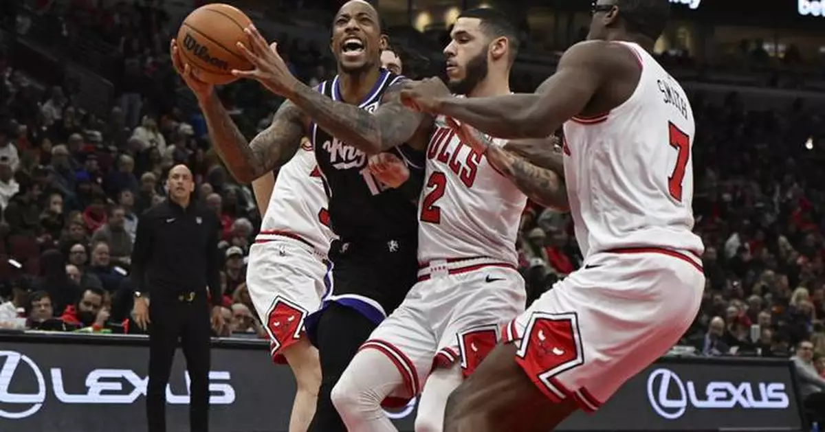 Sabonis stars as DeRozan and the streaking Kings beat the Bulls 124-119