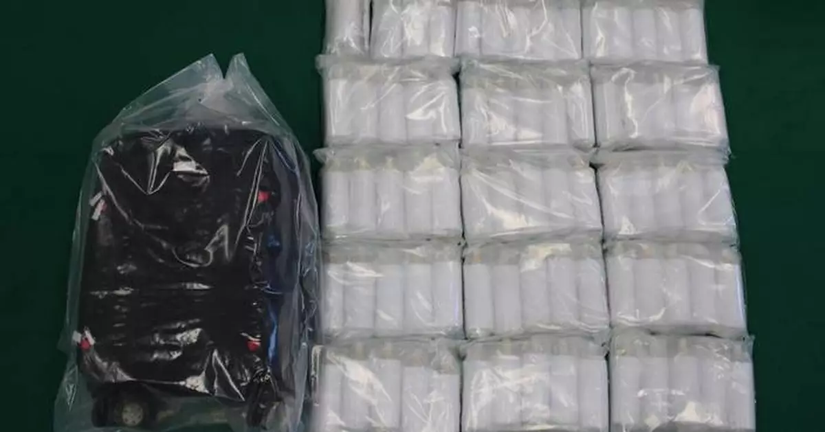 Hong Kong Customs Seizes $20 Million in Drugs, Arrests Two during Anti-Narcotics Operations