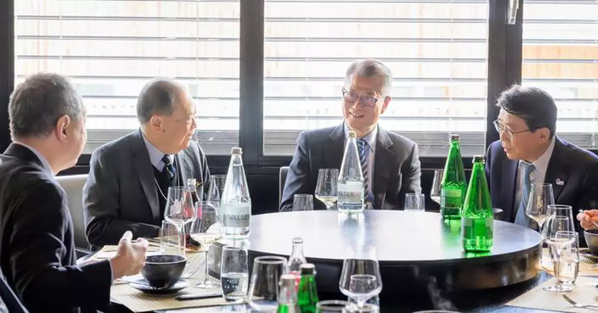 Paul Chan Promotes Hong Kong's Economic Advantages at World Economic Forum 2025 in Davos.