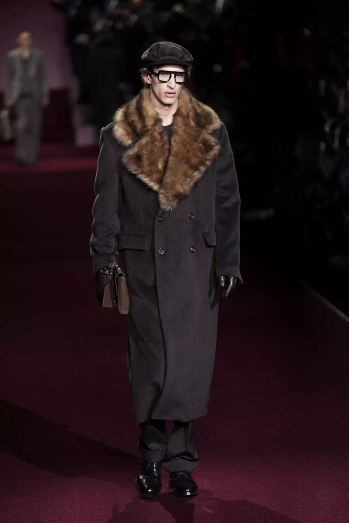 A model wears a creation part of the men's Dolce &amp; Gabbana Fall-Winter 2025-2026 collection, that was presented in Milan, Italy, Saturday, Jan. 18, 2025. (AP Photo/Luca Bruno)