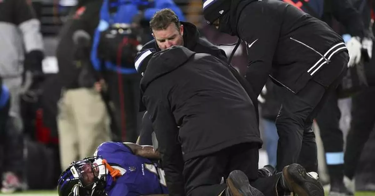 Baltimore WR Zay Flowers won't play against Pittsburgh this week after injuring his knee