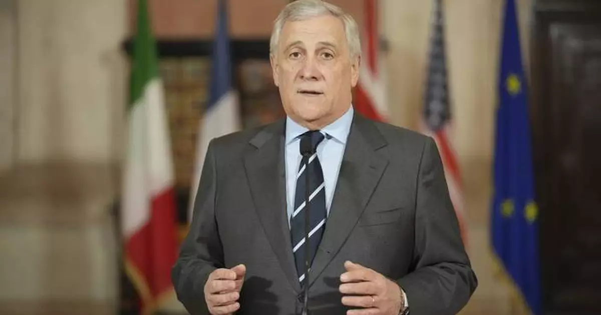 Italy’s foreign minister heads to Syria to encourage post-Assad transition