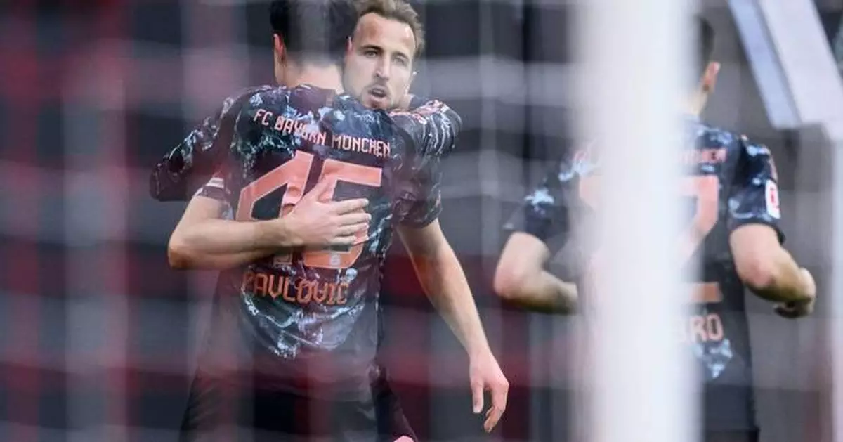 Kane scores from open play as Bayern Munich goes 6 points clear in Bundesliga