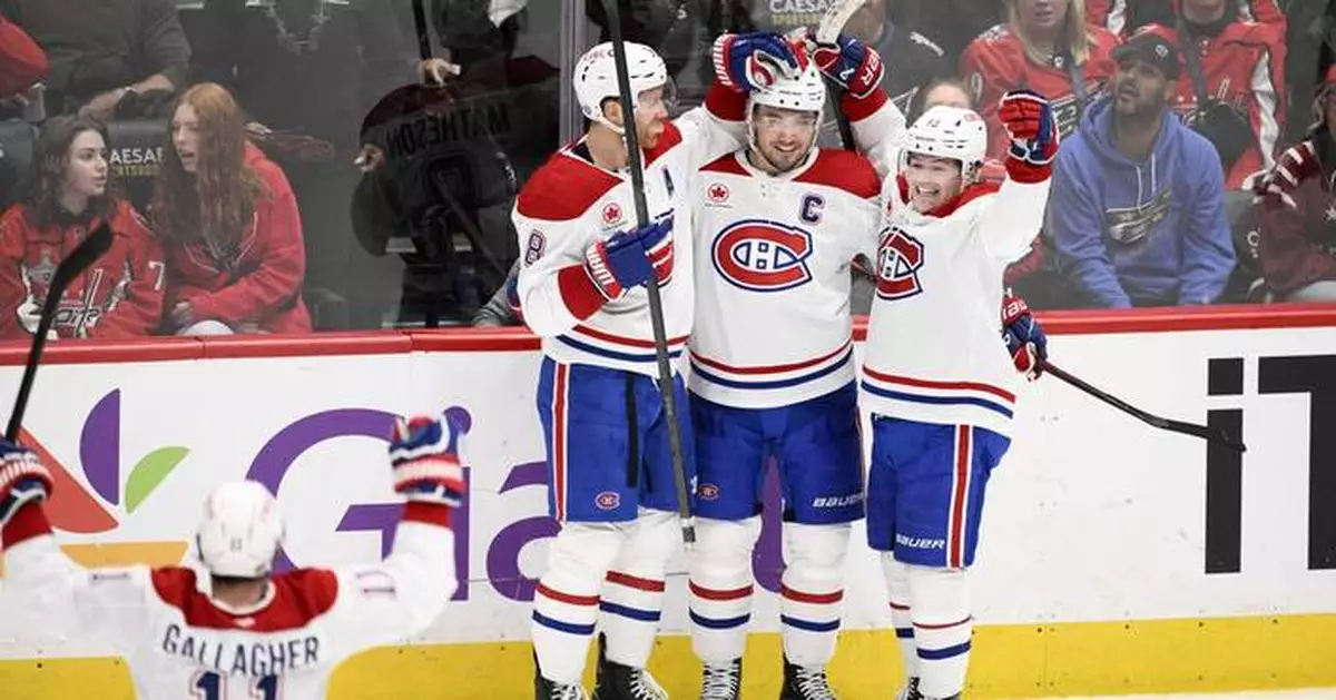 Nick Suzuki scores in overtime to lift the  Canadiens past the Capitals, 3-2