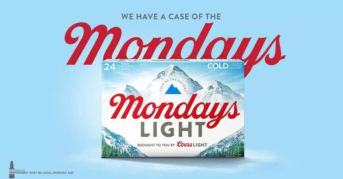 Coors Light® Turns Its Case of the Mondays Into Limited-Edition Packaging for the Big Game