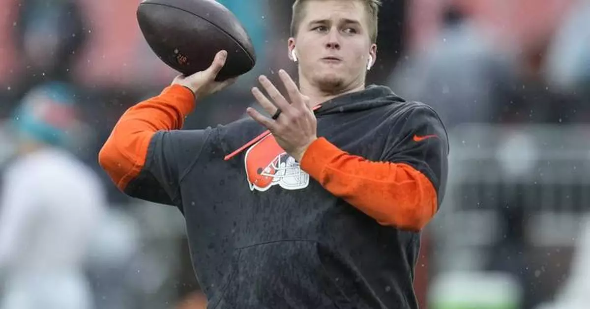 Bailey Zappe to start Browns' season finale. He's 4th QB this season and team's 40th since 1999