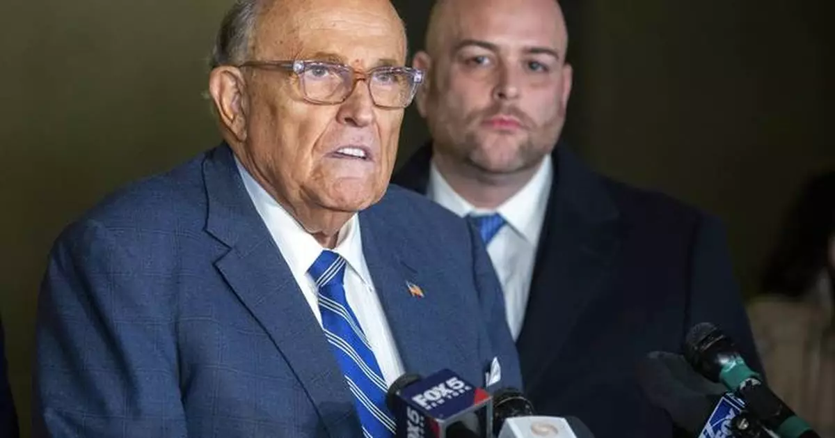 Lawyers collecting $148 million judgment from Rudy Giuliani say World Series rings must be given up