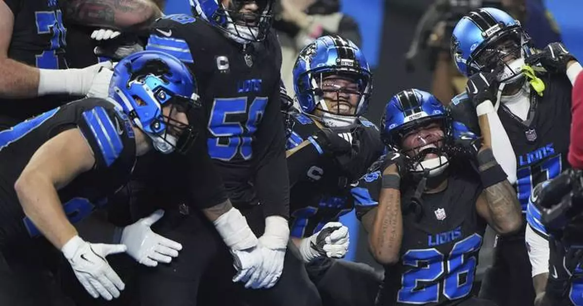 Lions beat Vikings 31-9, win NFC North and No. 1 seed, dropping division rivals to No. 5