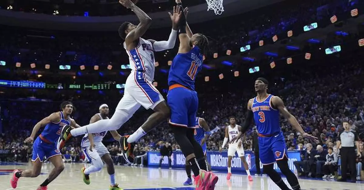 Knicks beat 76ers in OT