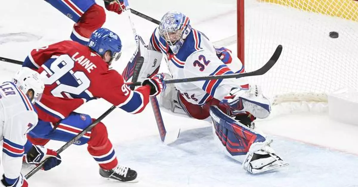 Laine scores in OT to give Canadiens 5-4 win over Rangers