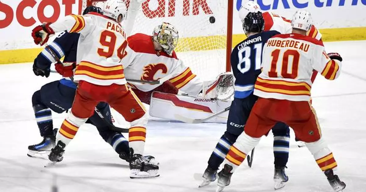 Vilardi has 2 goals and 2 assists, Connor has goal and 2 assists as Jets beat Flames 5-2