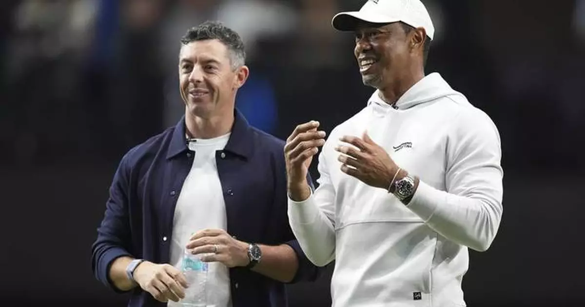 Indoor golf league created by Tiger Woods and Rory McIlroy has a loud, swift debut match