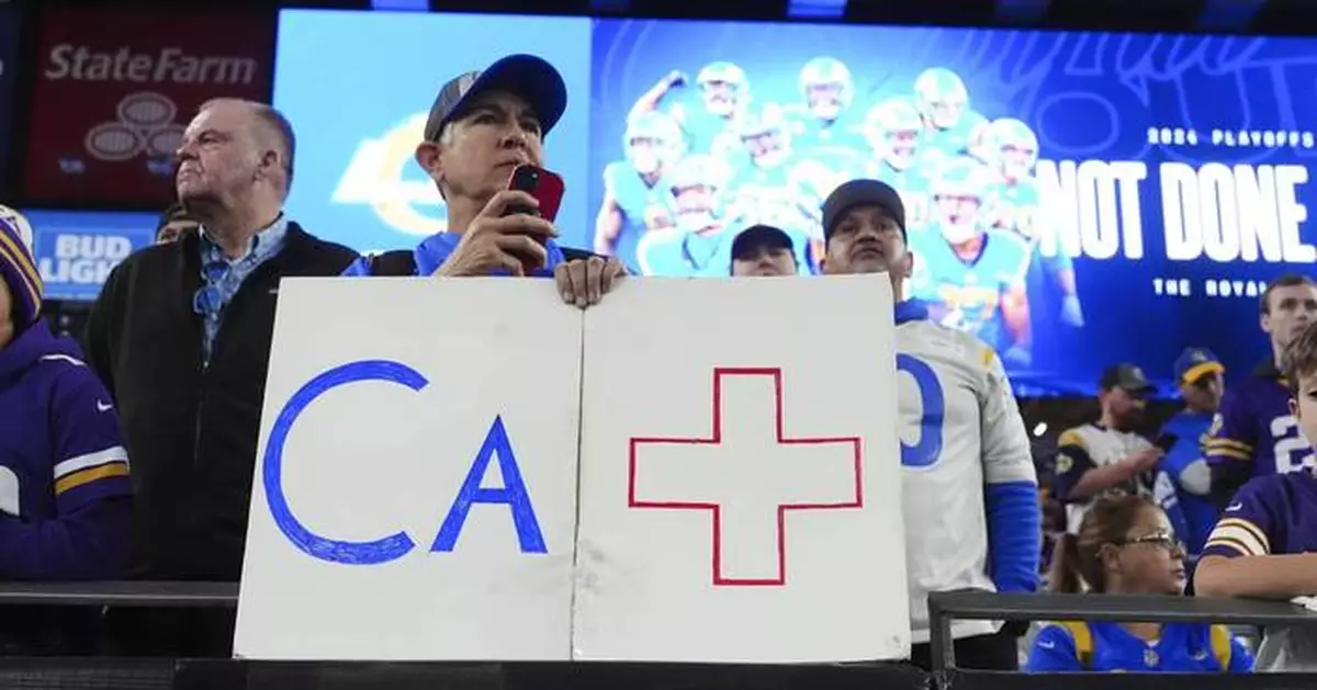 Rams host wild-card playoff game nearly 400 miles east of LA because of wildfires