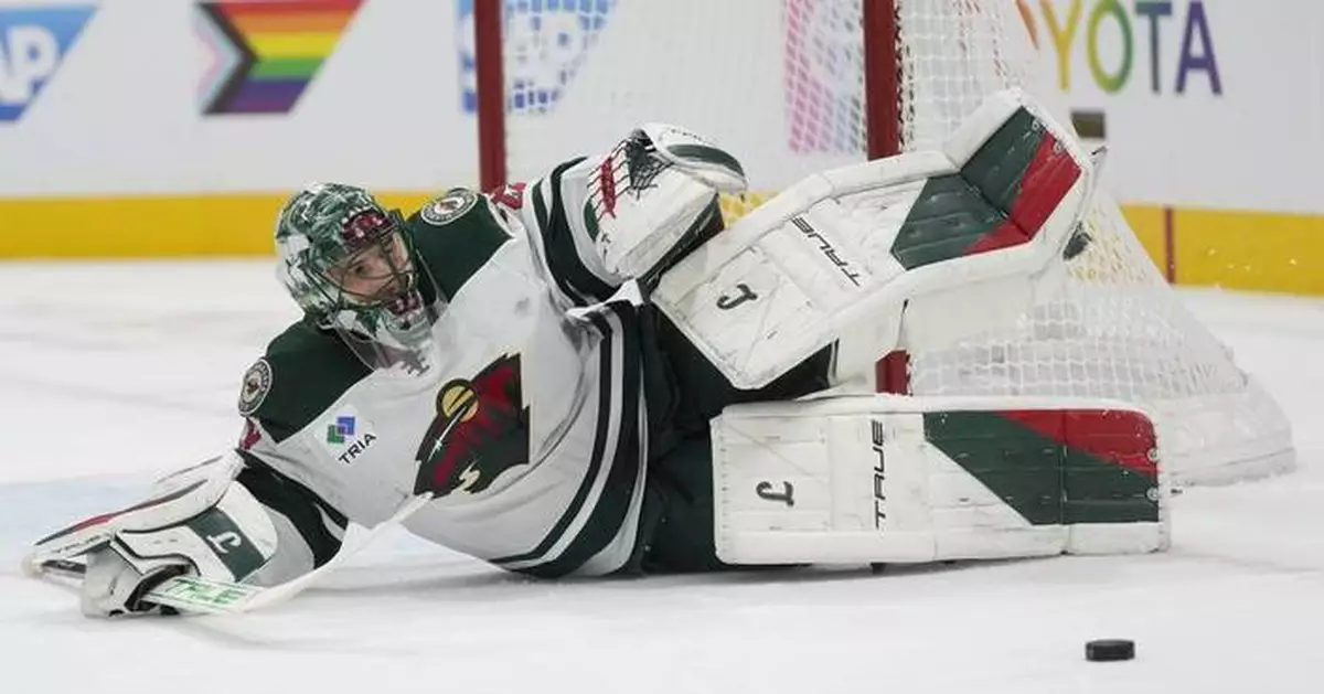 Marc-Andre Fleury makes 36 saves as the short-handed Wild beat the Sharks 3-1