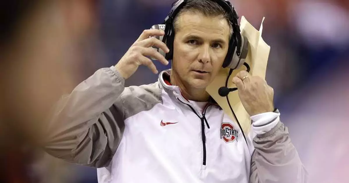 Urban Meyer joins Nick Saban in College Football HOF's Class of 2025; Vick, Strahan also elected