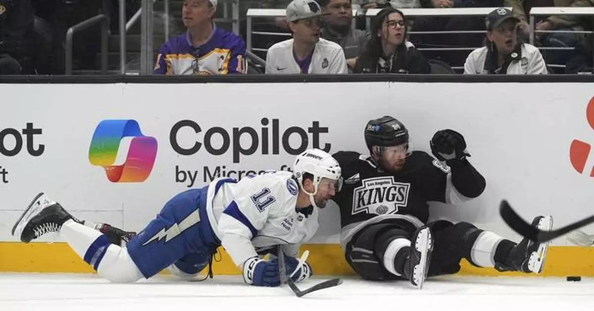 Adrian Kempe scores late, and the Kings beat the Lightning 2-1 for a 4-game winning streak