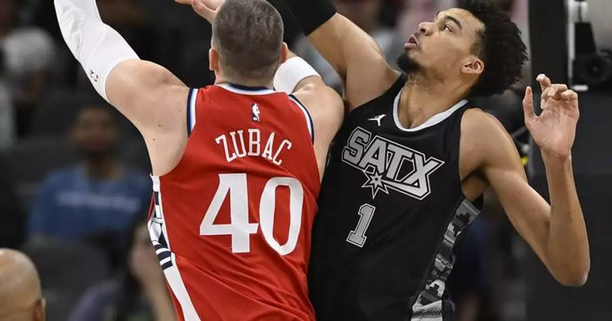 Spurs rout Clippers 122-86 behind 27 points from Wembanyama