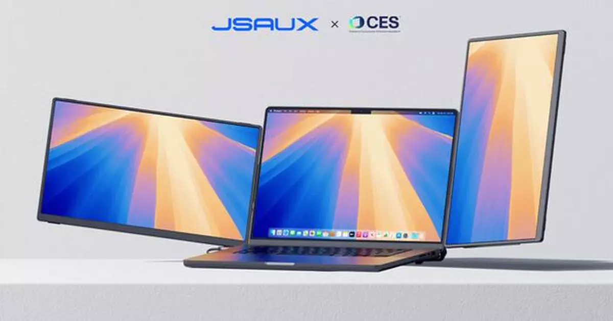 JSAUX Debuts at CES 2025, Showcases Innovative FlipGo Portable Monitor