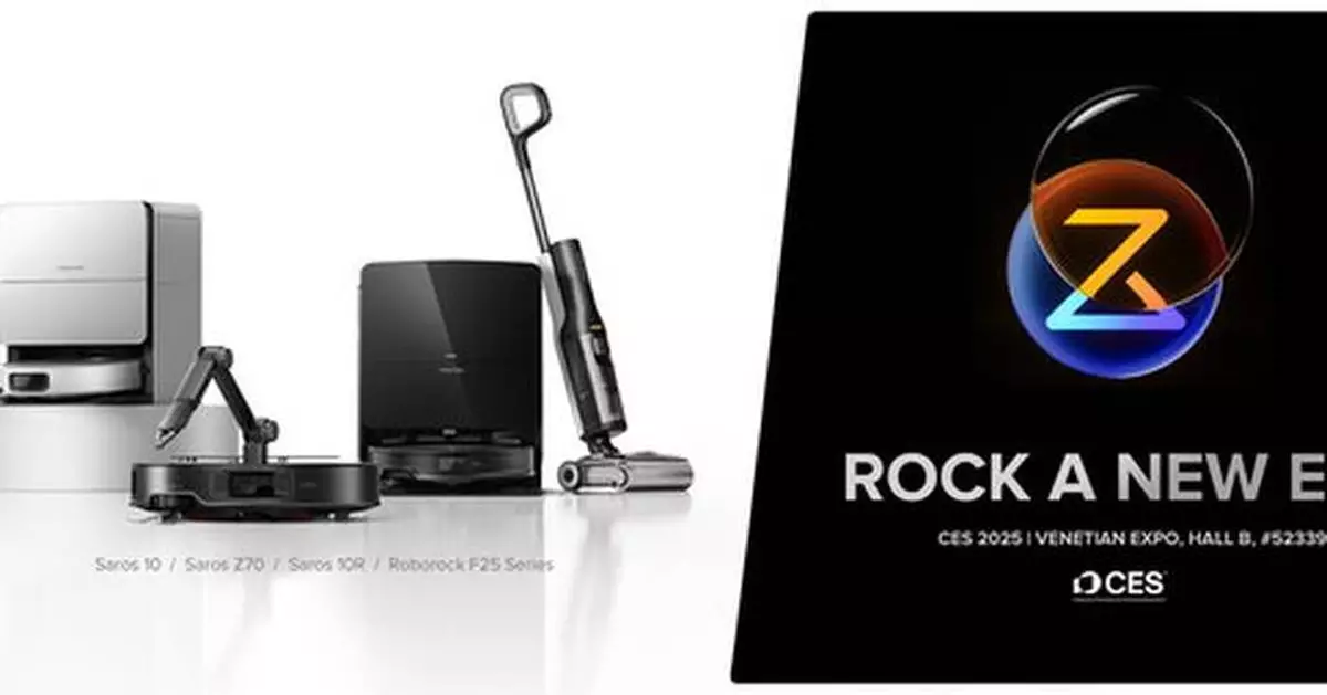 "Rock a New Era": Roborock Revolutionises Smart Home Cleaning at CES 2025 with robotic arm equipped Saros Z70