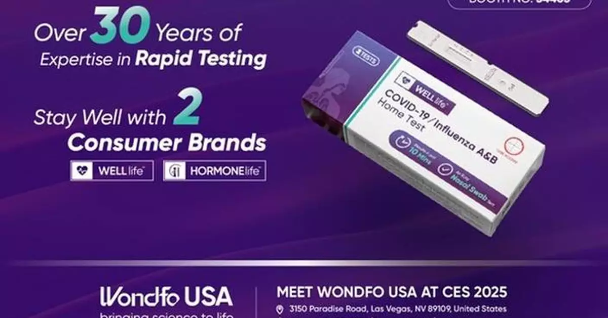 Wondfo Brings Fast and Reliable Rapid Testing Solution Brands to CES 2025