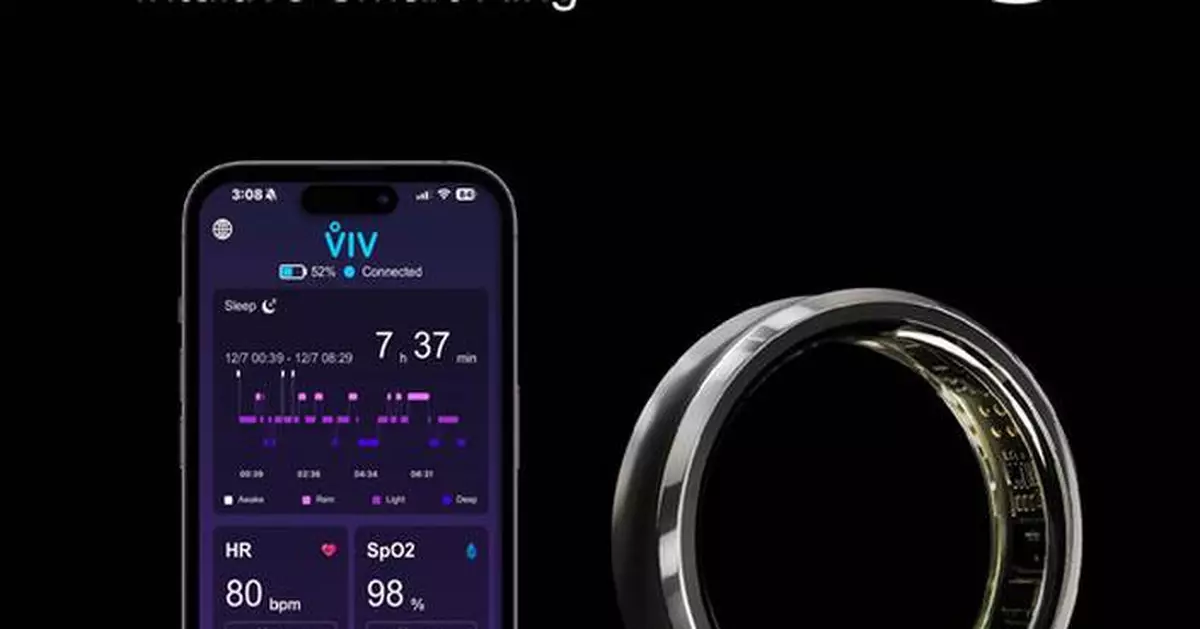 VIV™ Ring: The World's 1st Smart Ring with Generative Sleep Aid Sound at CES 2025